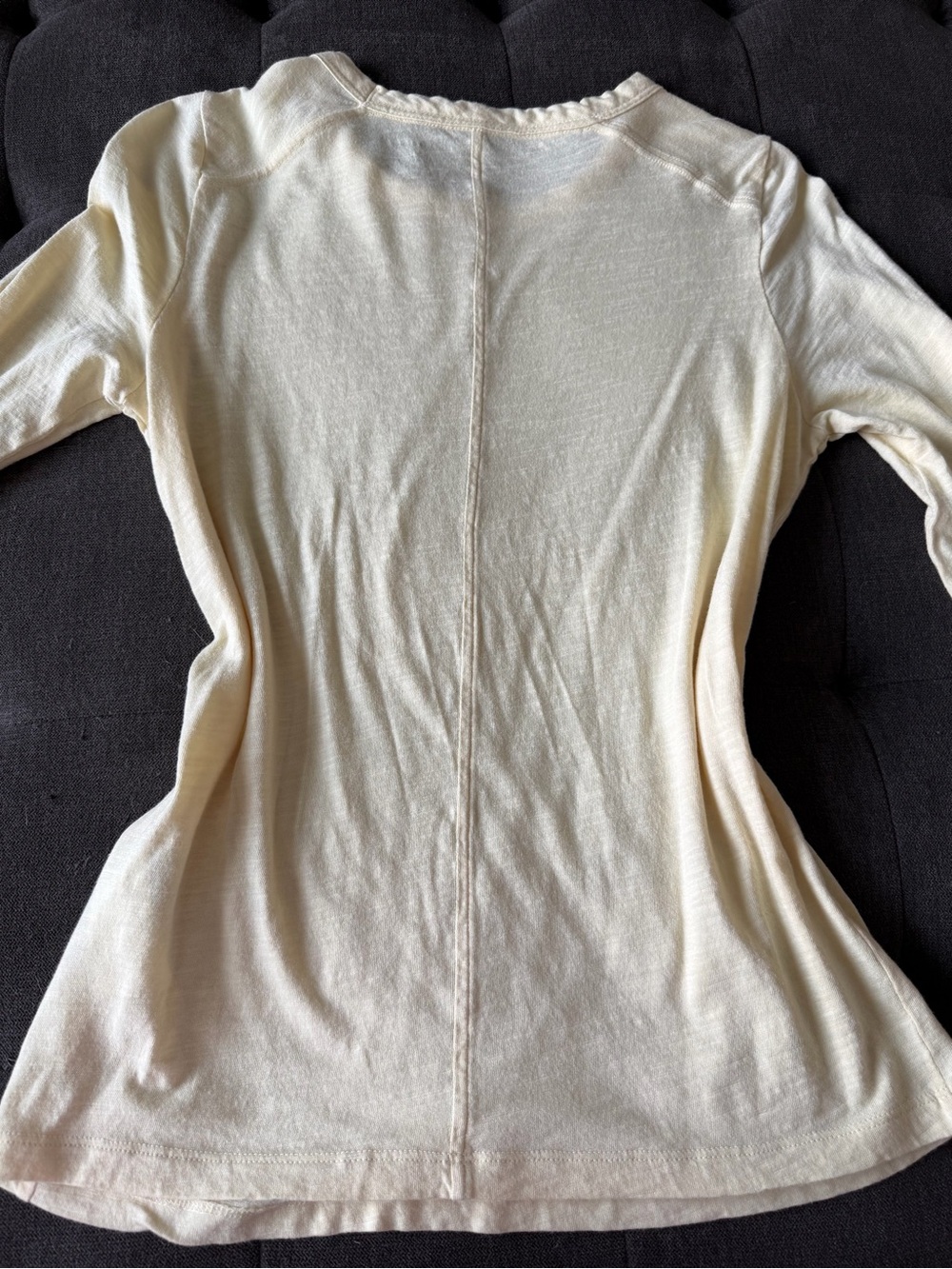 Banana Republic Long-Sleeve Cozy Slub LS Top - Picture 4 of 4